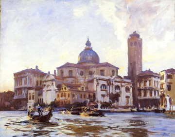 パラッツォ・ラビアとサン・ジェレミア ジョン・シンガー・サージェント ヴェネツィア Oil Paintings
